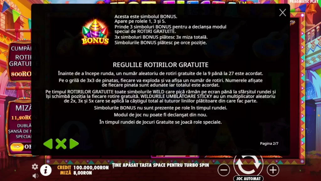 Hot Fiesta Demo Rotiri Gratuite