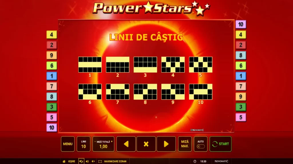 Power Stars Gratis Linii de castig