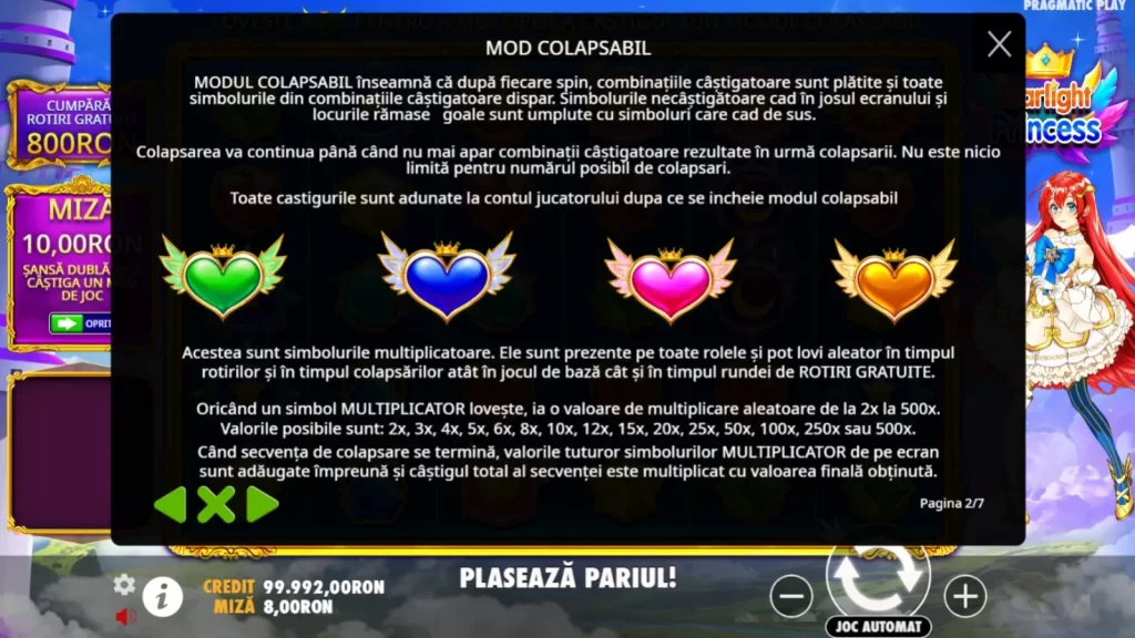 Starlight Princess Demo Mod Colapsabil