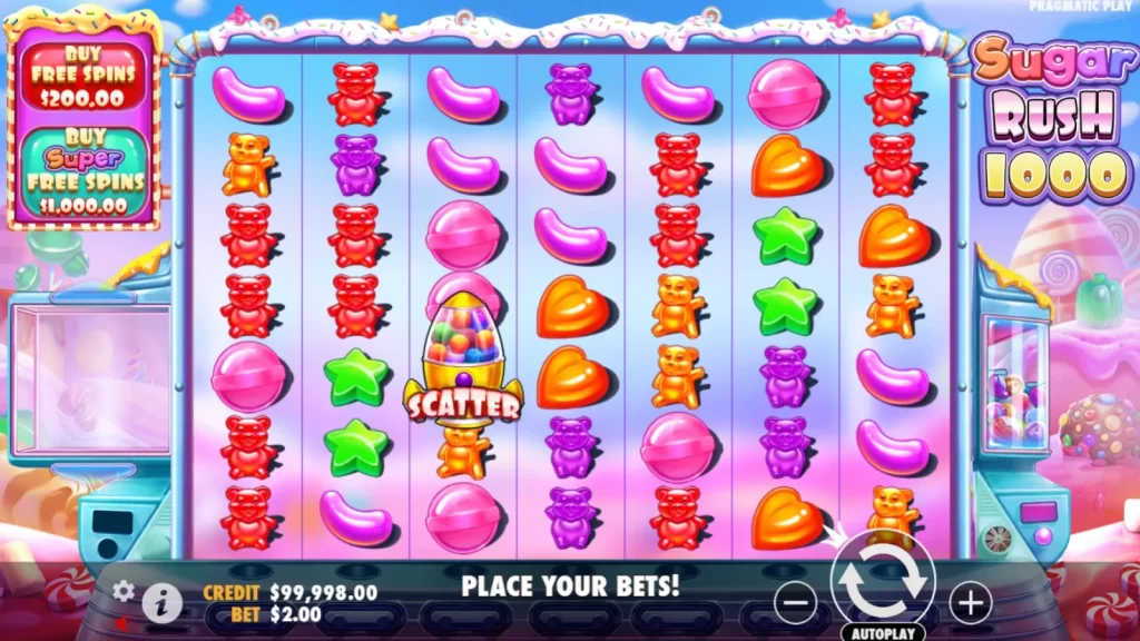 Sugar Rush 1000 Gratis GamePlay