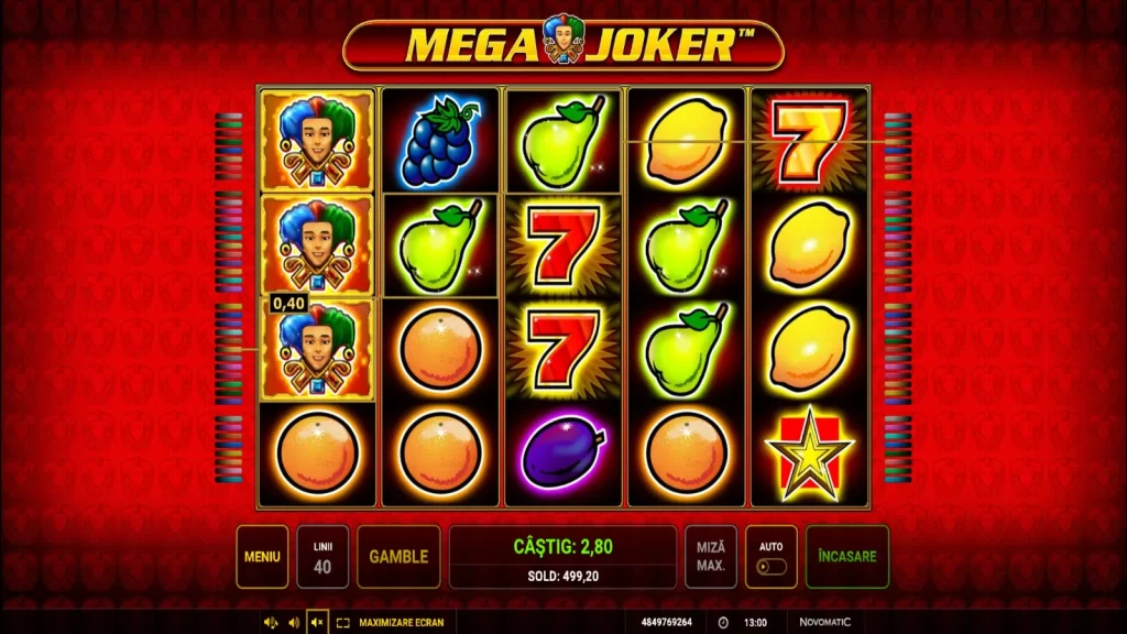 Mega Joker Gratis GamePlay