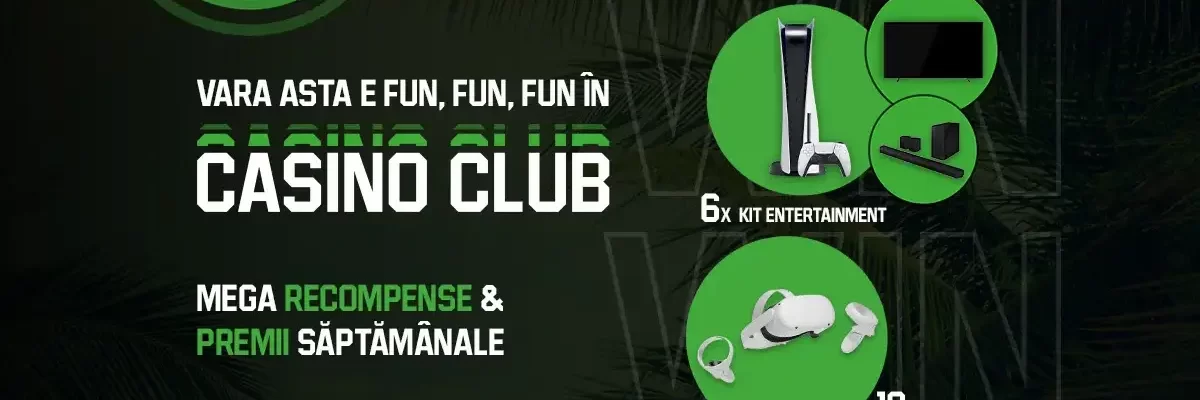 Unibet Casino Club - câștigă premii săptămânale