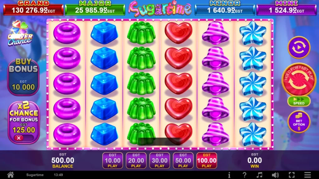 Sugartime Clover Chance Gratis GamePlay