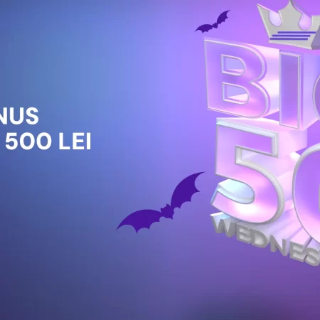 Bonus de până la 500 RON la depunere – Big 50 Wednesday