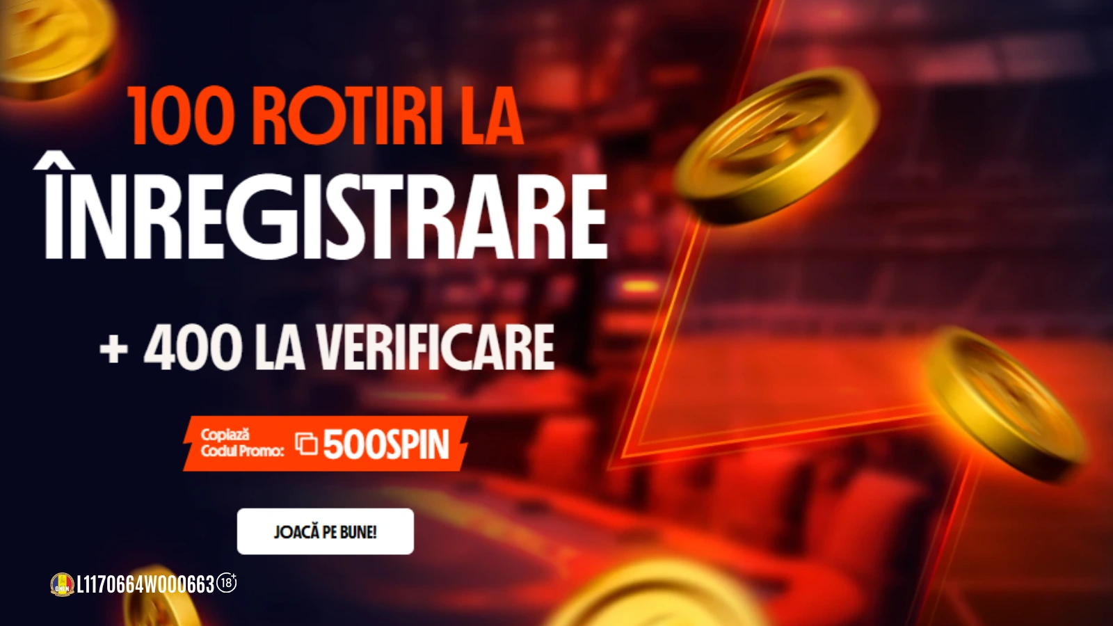 Betano Bonus Fara Depunere – 500 Rotiri Gratuite Fără Depunere