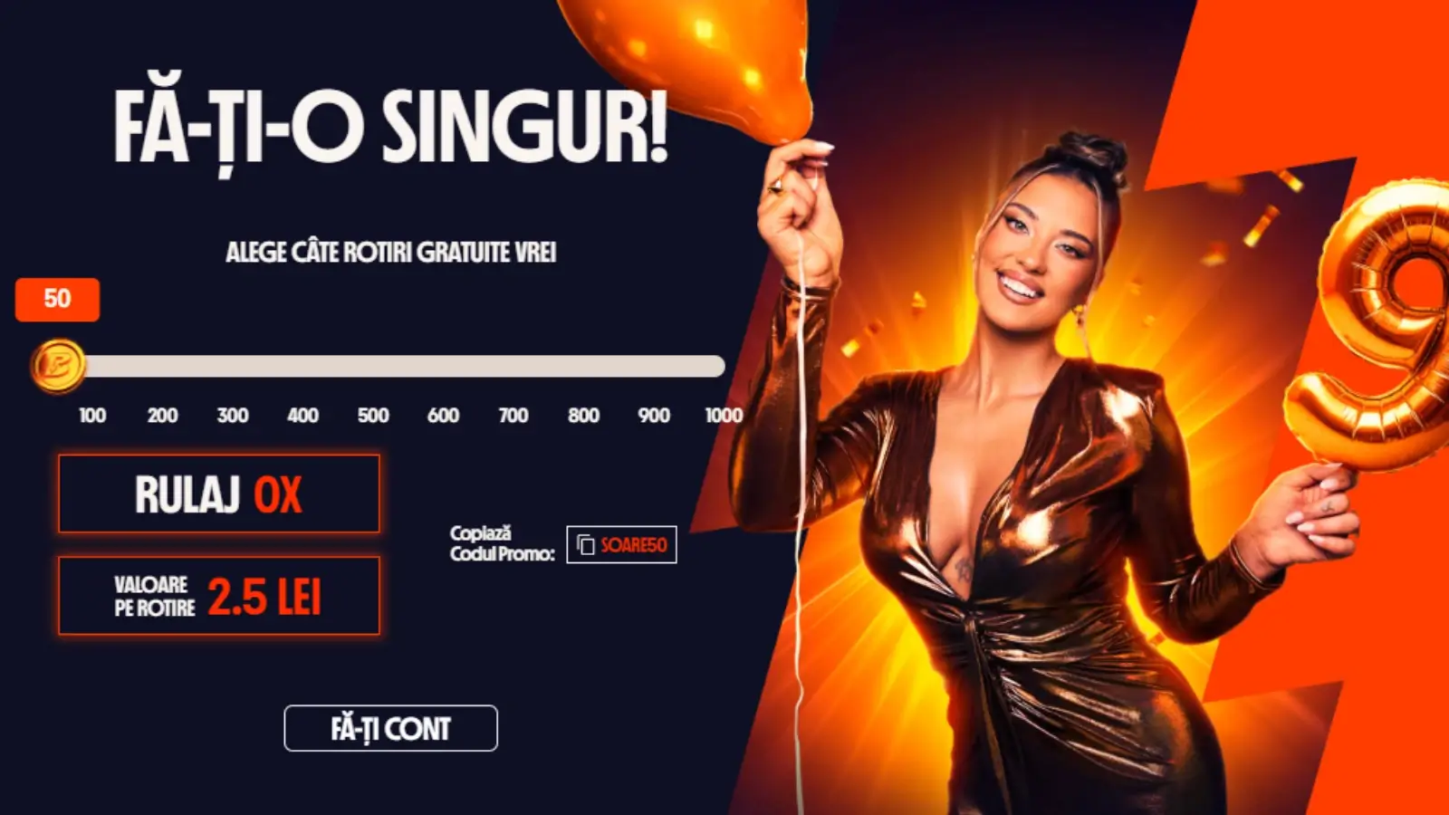 Betano Bonus Fara Depunere - Alege singur până la 1000 Rotiri Gratuite