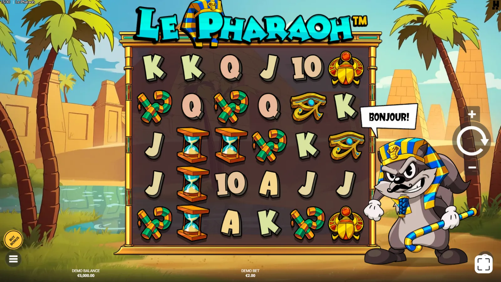 Le Pharaoh Gratis GamePlay