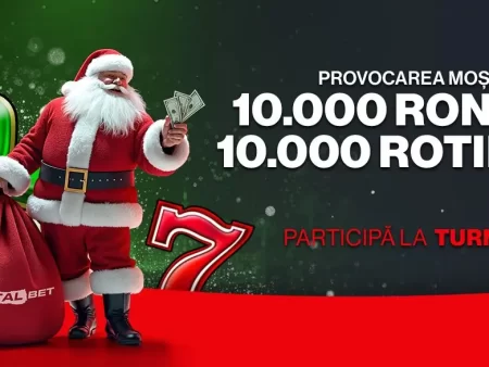 Câștigă până la 5000 RON și 1000 Rotiri Gratuite – Provocarea Moșului