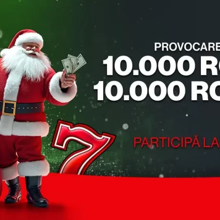 Câștigă până la 5000 RON și 1000 Rotiri Gratuite – Provocarea Moșului