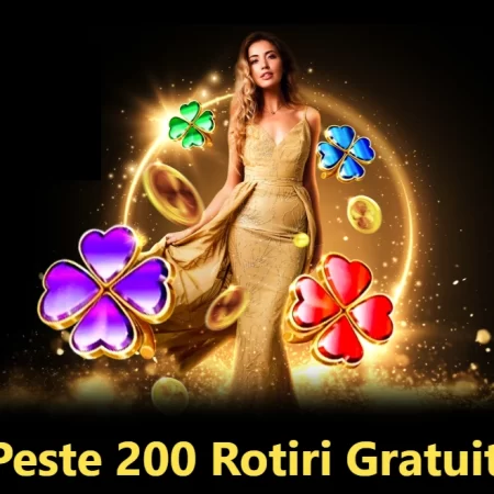 Câștigă peste 200 Rotiri Gratuite cu Oferta de Vineri