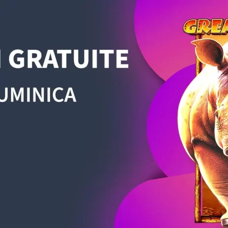 150 Rotiri Gratuite la Great Rhino în fiecare sâmbătă și duminică