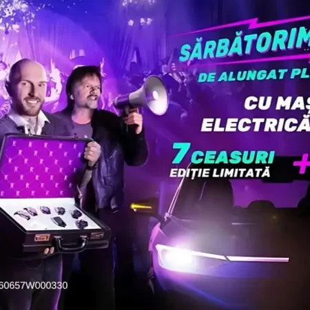 O mașină electrică și 7 ceasuri elvețiene ediție limitată, printre premiile promoției 7 ani de Vlad Cazino