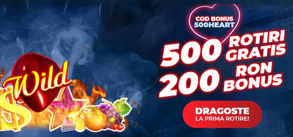 500 Rotiri Gratuite plus 200 RON Bonus - Ofertă Limitată