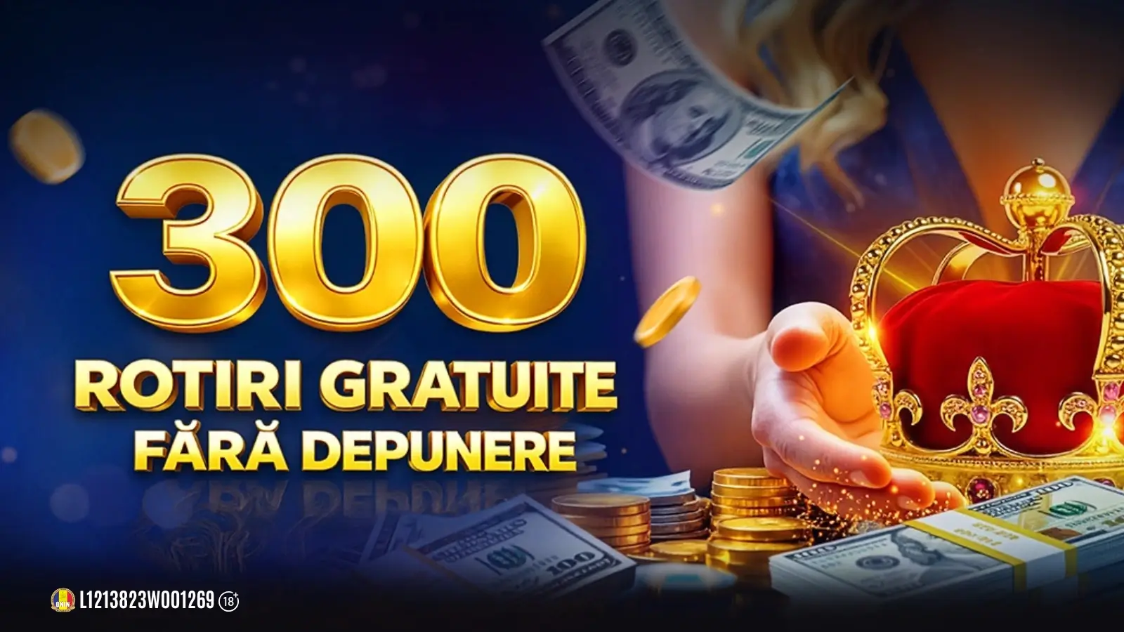 Bonus Fără Depunere – 300 Rotiri Gratuite Fără Depunere