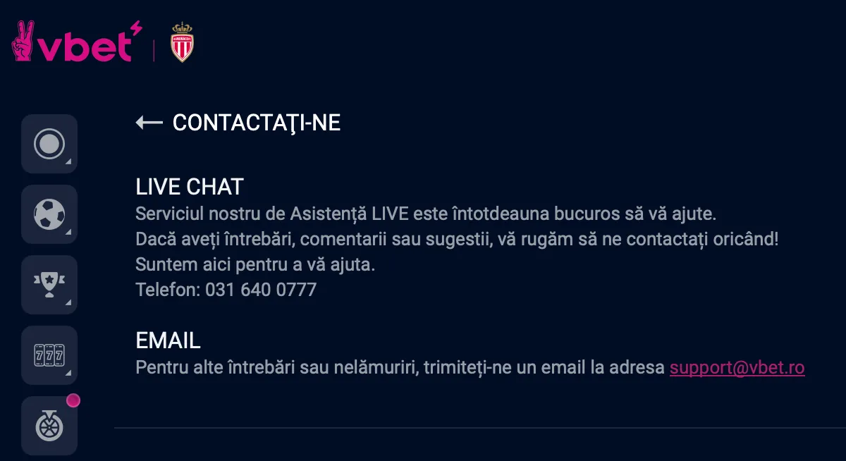 Contact VictoryBet
