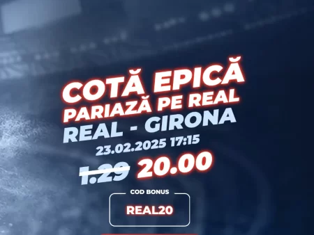 Super Cota 20.00 Real Madrid – Girona la Netbet