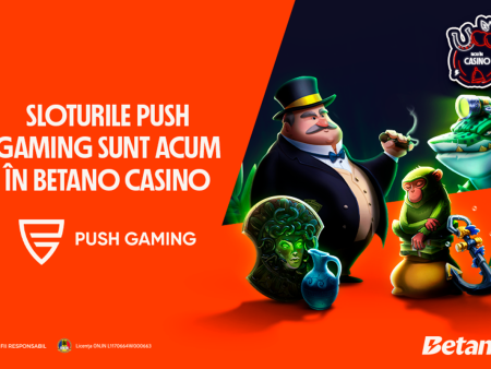 Sloturile Push Gaming sunt acum la Betano Casino