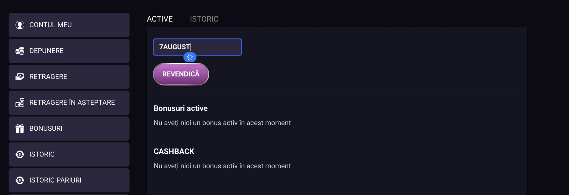 7 rotiri gratuite august player