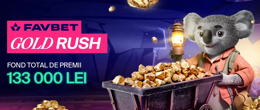 Înscrie-te în cursa pentru aur cu promoția Gold Rush de la FavBet