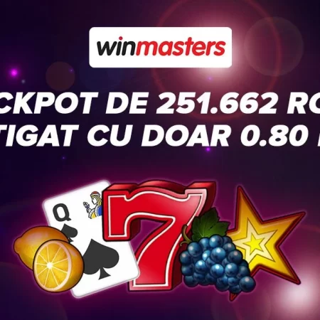 Jackpot de Inimă Neagră câștigat pe 0.80 RON la Winmasters