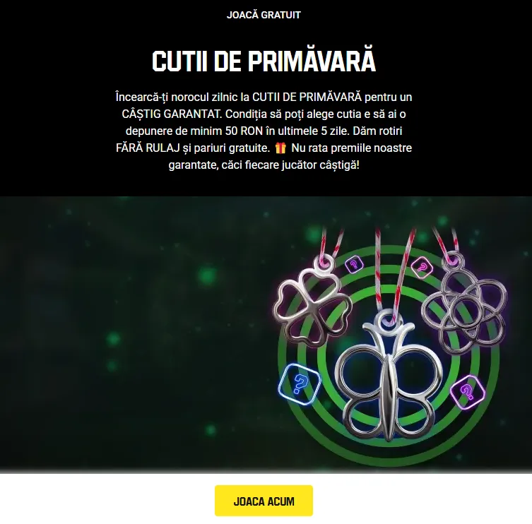 Promoție Unibet