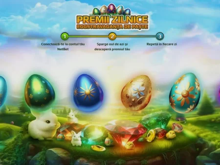 Eggstravaganța de Paște NetBet îți aduce premii în fiecare zi