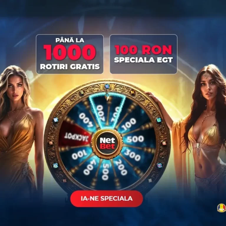 NetBet Bonus Fara Depunere – Până la 1000 Rotiri Gratis + O specială de 100 LEI