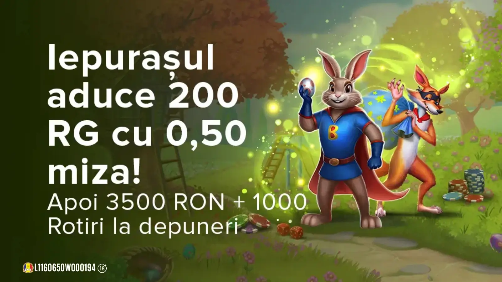 bonus de paște la casino winmasters 2026