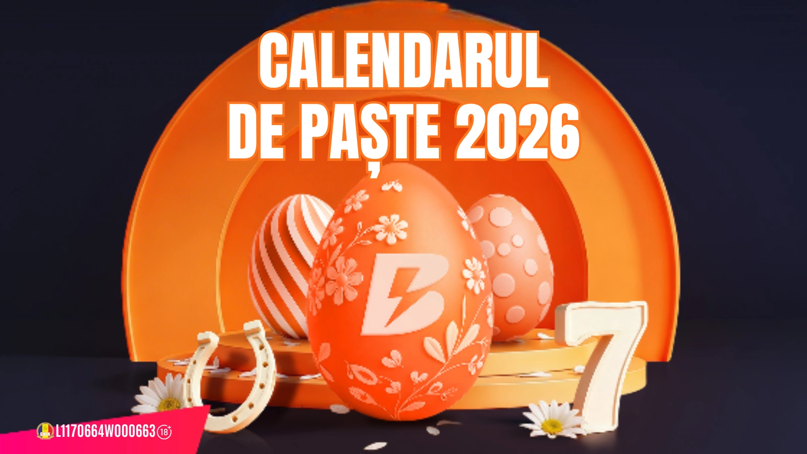 calendar de paște la betano 2026