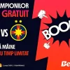 28 RON FreeBet U Cluj vs FCSB la Betano – Ofertă fără depunere valabilă pentru toată lumea
