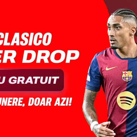Doar azi, 11 mai, primești un bonus fără depunere pentru El Clasico la Superbet
