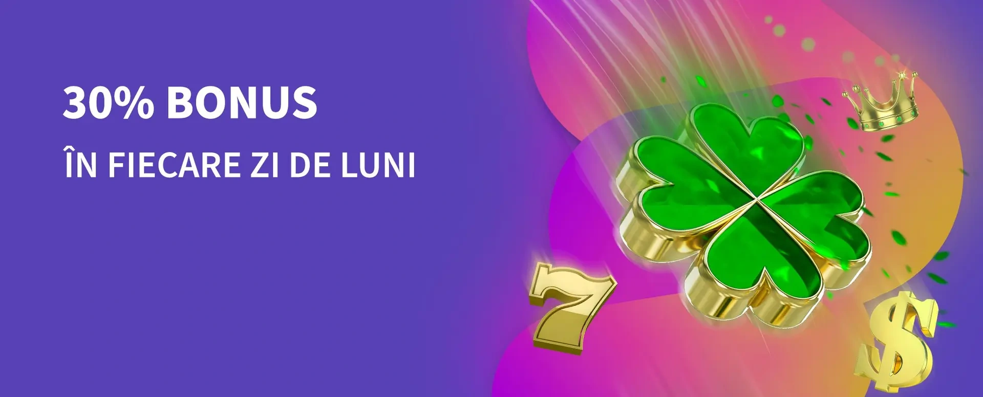 Incepe saptamana cu un bonus de pana la 100 RON la Conti Cazino