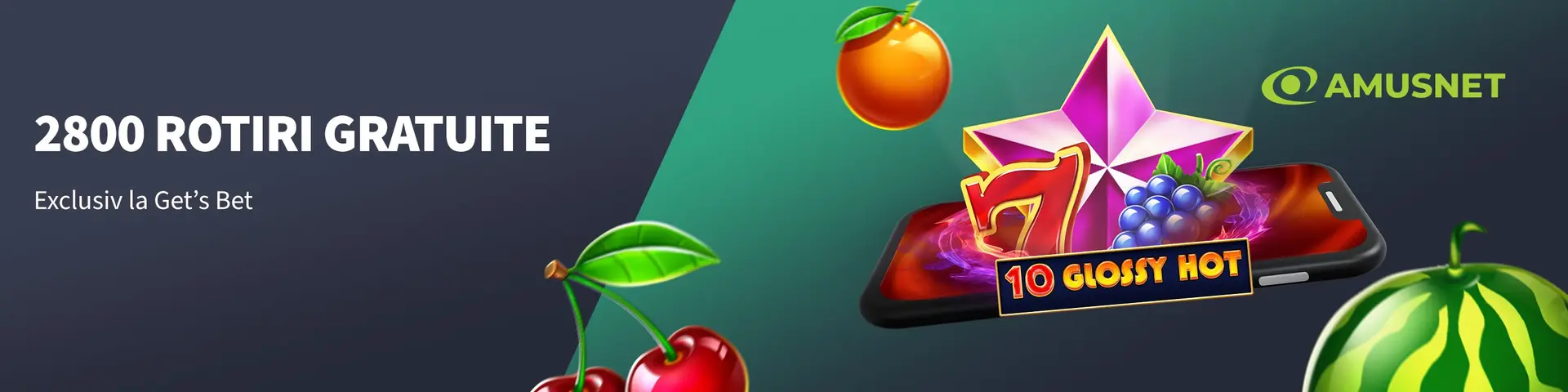 100 Rotiri Gratuite la GetsBet