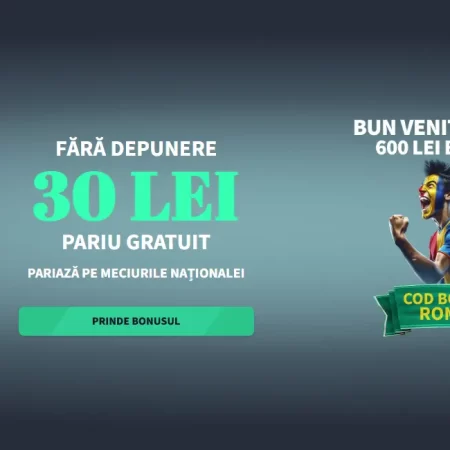 30 RON Bonus Fără Depunere la Getsbet pentru meciurile României în preliminariile Cupei Mondiale