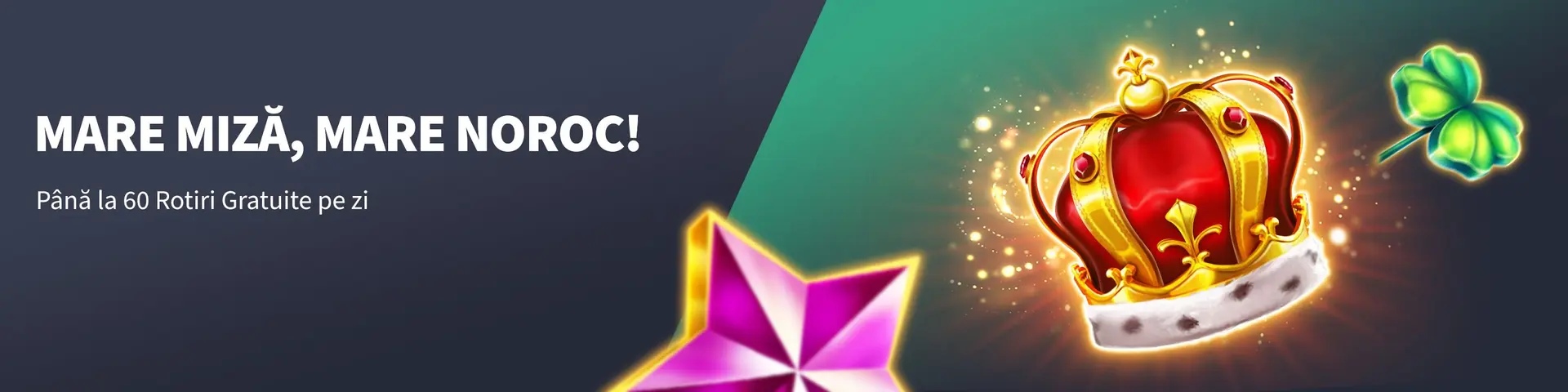 60 Rotiri Gratuite pe mize mari