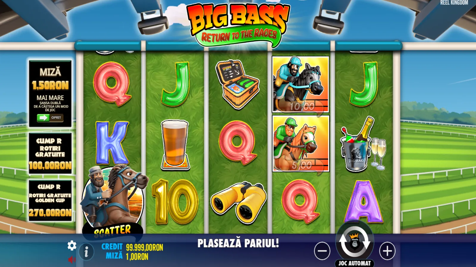 Big Bass Return to the Races Demo GamePlay