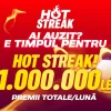 Concursul gratuit Hot Streak de la Superbet oferă premii totale de 1 milion de lei pe lună
