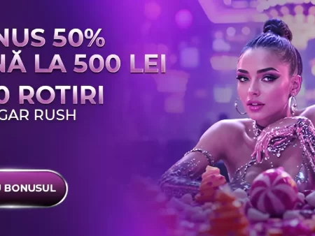 La Player poți câștiga 500 RON Bonus și 100 Rotiri Sugar Rush în fiecare joi