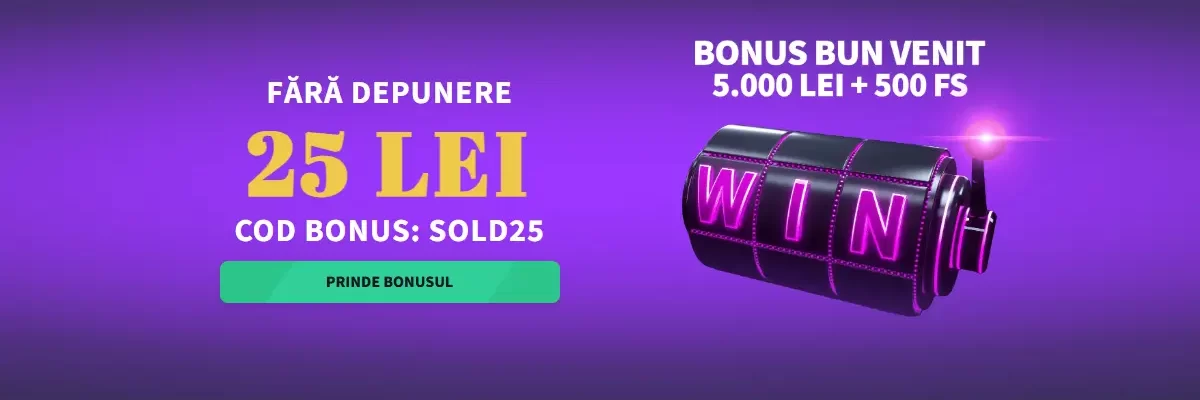 Revendica 25 RON Bonus Fara Depunere la Getsbet