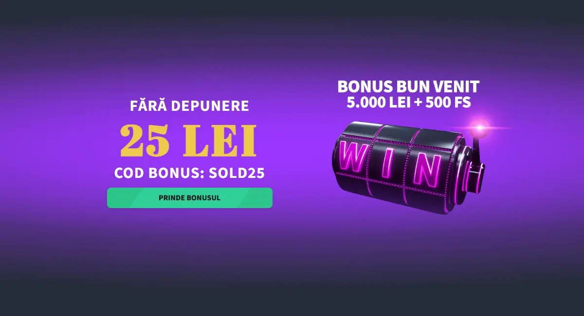 Revendica 25 RON Bonus Fara Depunere la Getsbet