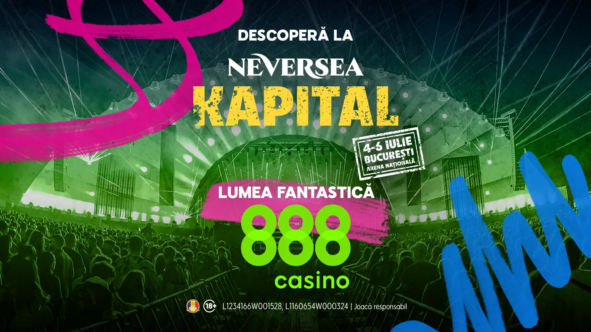 888 vine la Neversea Kapital