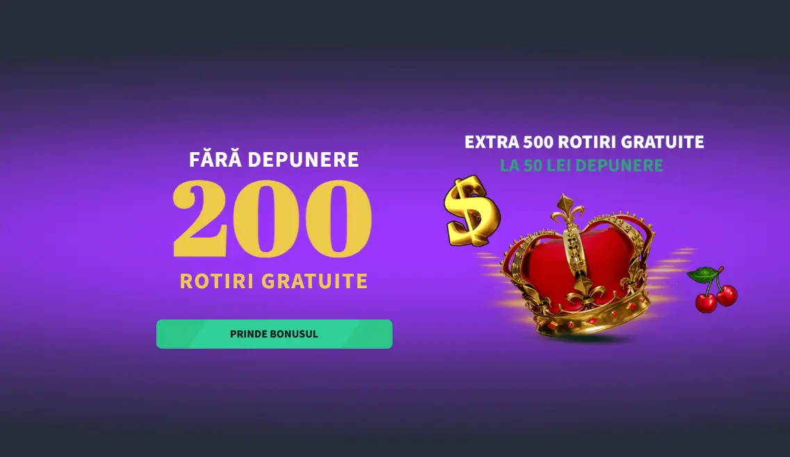 Clientii noi pot revendica 200 rotiri fara depunere la GetsBet