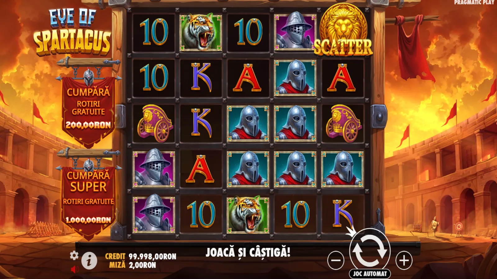 Eye of Spartacus Gratis GamePlay