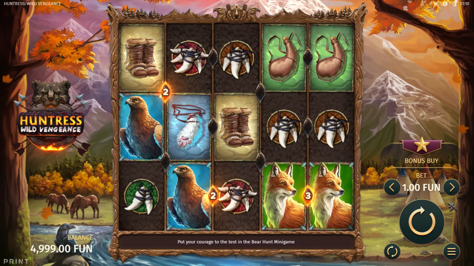 Huntress Wild Vengeance Free Slot GamePlay