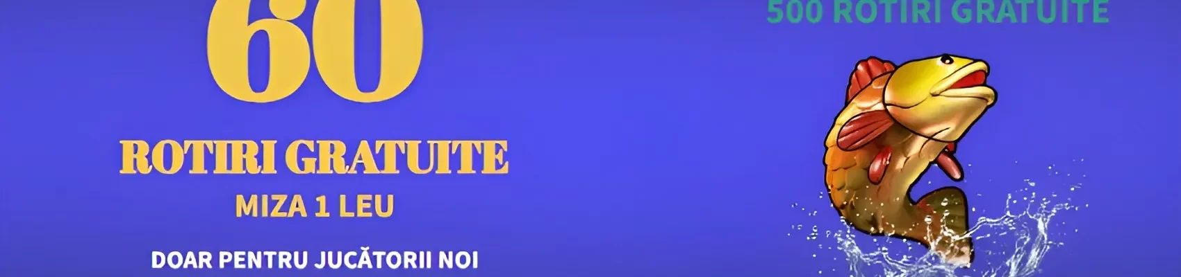 La GetsBet poti incasa 60 Rotiri Gratuite pe miza de 1 leu cu doar 30 RON depusi