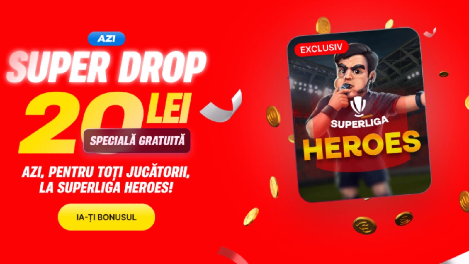 Superbet celebreaza startul SuperLigii cu 20 RON Speciala Gratuita pentru toate conturile