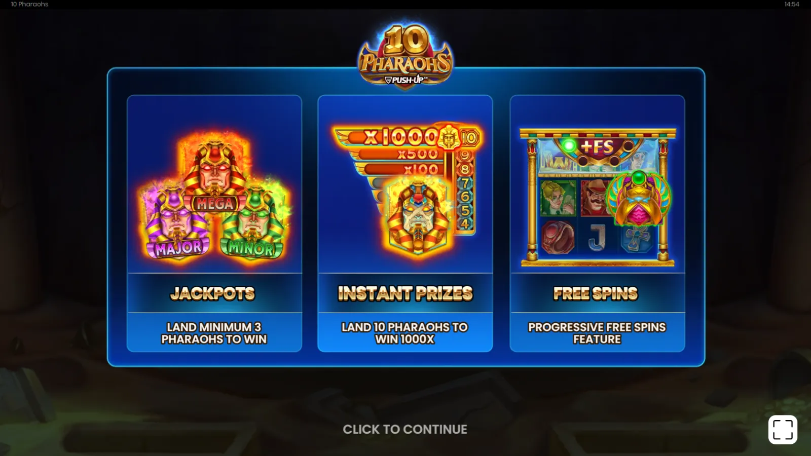 10 Pharaohs Demo Moduri