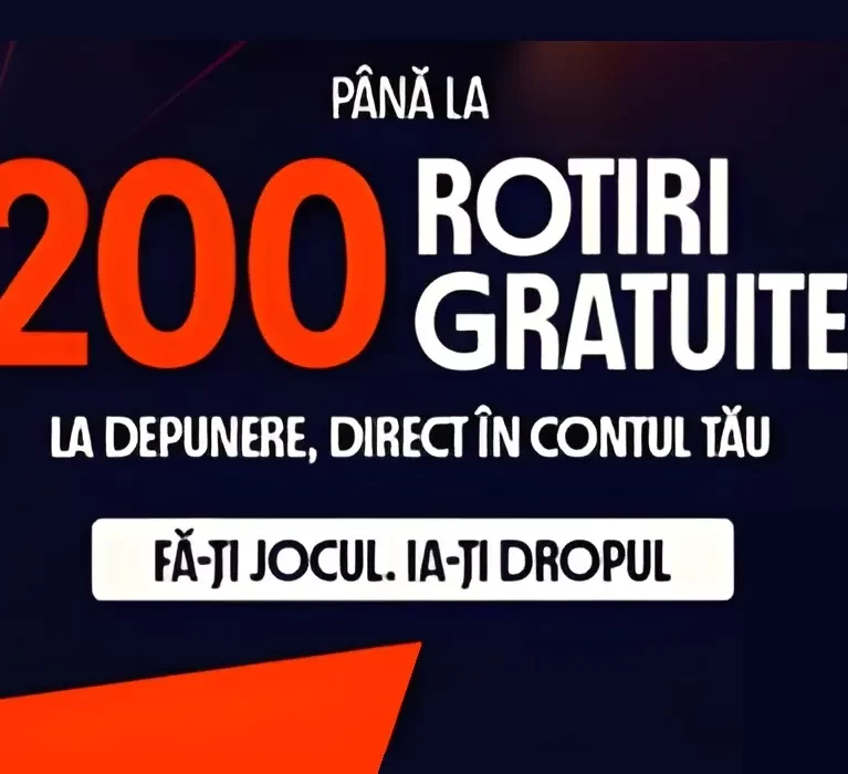 Încasează până la 200 Rotiri Gratuite pe miza de 1 RON la Betano