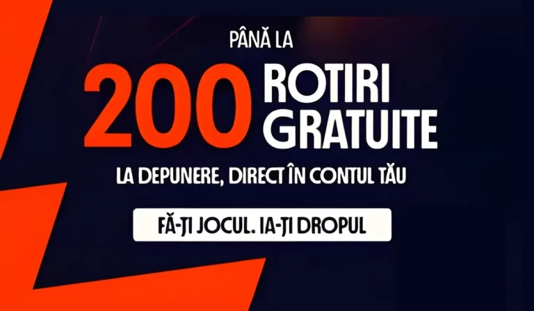 Încasează până la 200 Rotiri Gratuite pe miza de 1 RON la Betano