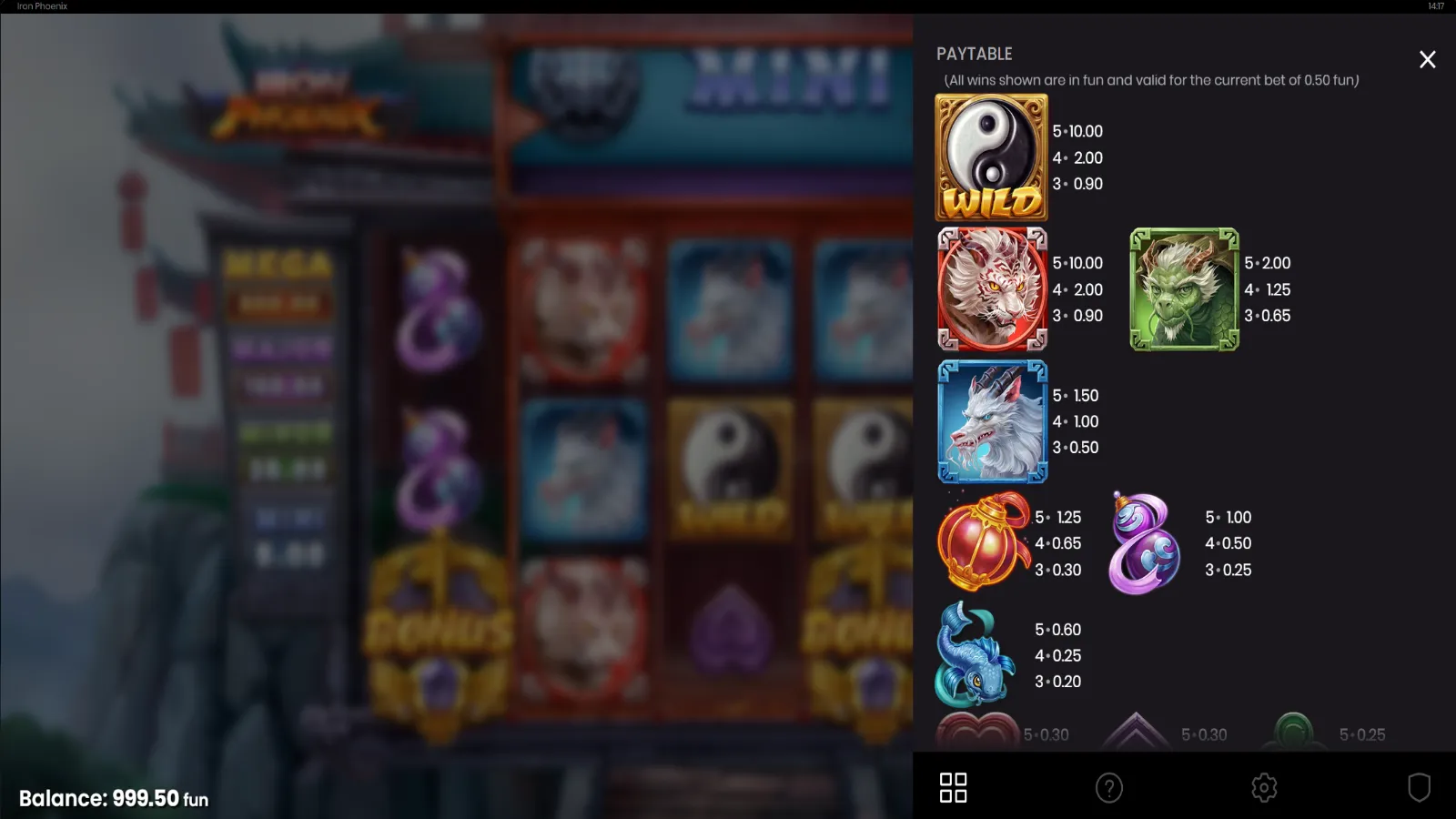 Iron Phoenix Gratis Simboluri